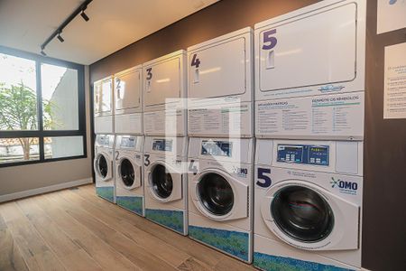 Studio à venda com 26m², 1 quarto e sem vagaLavanderia
