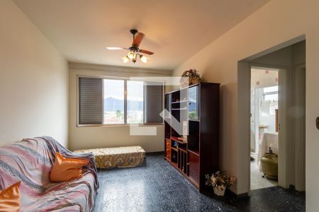 Sala de apartamento para alugar com 1 quarto, 62m² em Nova Mirim, Praia Grande