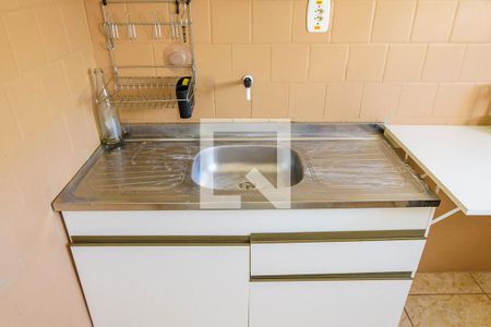 Cozinha de kitnet/studio à venda com 1 quarto, 35m² em Azenha, Porto Alegre