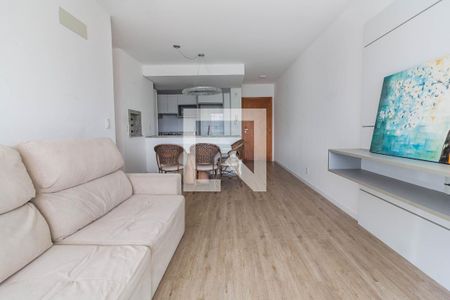 Sala de apartamento para alugar com 2 quartos, 74m² em Barreiros, São José