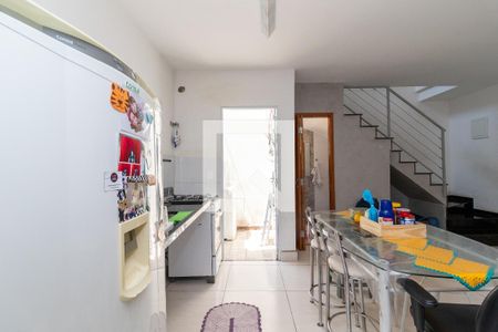 Cozinha de casa de condomínio à venda com 2 quartos, 60m² em Vila Dom Pedro Ii, São Paulo