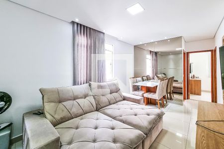 Sala de apartamento para alugar com 2 quartos, 60m² em Santa Branca, Belo Horizonte