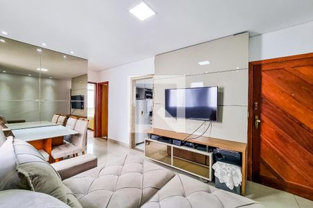 Sala de apartamento para alugar com 2 quartos, 60m² em Santa Branca, Belo Horizonte