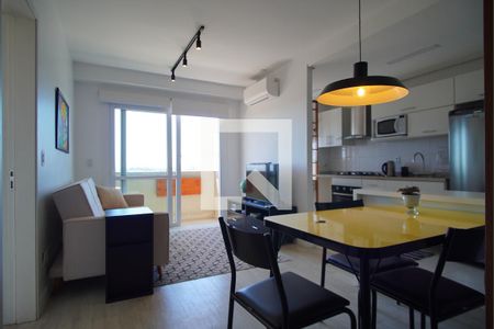 Sala de apartamento à venda com 1 quarto, 52m² em Petrópolis, Porto Alegre