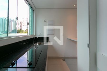 Cozinha de apartamento para alugar com 1 quarto, 30m² em Funcionários, Belo Horizonte