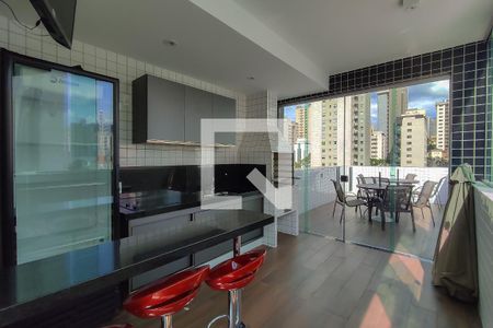 Área comum - Churrasqueira de apartamento para alugar com 1 quarto, 30m² em Funcionários, Belo Horizonte