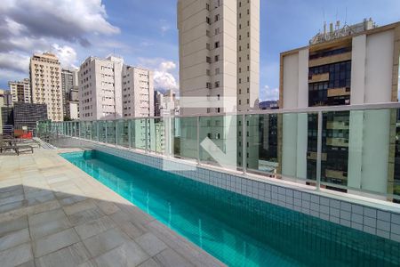 Área comum - Piscina de apartamento para alugar com 1 quarto, 30m² em Funcionários, Belo Horizonte