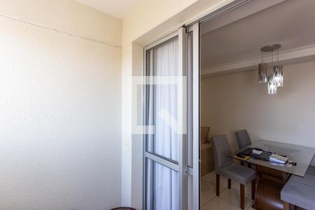 Varanda da Sala de apartamento à venda com 3 quartos, 90m² em Heliópolis, Belo Horizonte