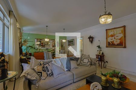 Sala de apartamento à venda com 4 quartos, 220m² em Sion, Belo Horizonte