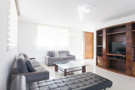 sala tv de casa de condomínio para alugar com 4 quartos, 400m² em Alphaville, Nova Lima