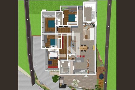 Casa de Condomínio à venda com 4 quartos, 278m² em Ville de Montagne, Nova Lima