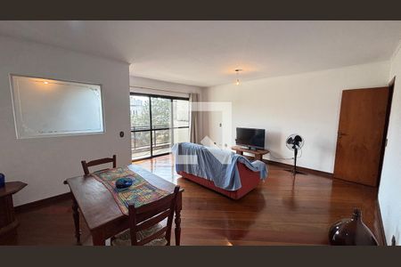 Sala  de apartamento à venda com 3 quartos, 140m² em Vila Alzira, Santo André