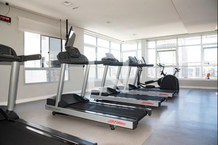 Apartamento para alugar com 38m², 1 quarto e 1 vaga Apartamento para alugar com 38m², 1 quarto e 1 vagaÁrea comum - Academia