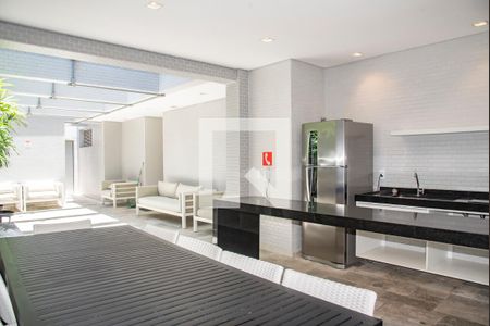 Apartamento para alugar com 38m², 1 quarto e 1 vaga Apartamento para alugar com 38m², 1 quarto e 1 vagaÁrea comum - Churrasqueira