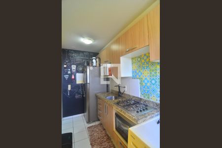 Cozinha de apartamento à venda com 2 quartos, 51m² em Estância Velha, Canoas