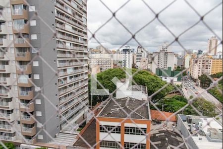 Vista da sala de apartamento à venda com 2 quartos, 123m² em Liberdade, São Paulo