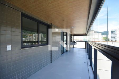 Varanda da Sala de apartamento à venda com 2 quartos, 86m² em Laranjeiras, Rio de Janeiro