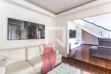 Sala da lareira de casa à venda com 3 quartos, 386m² em Parque dos Passaros, São Bernardo do Campo