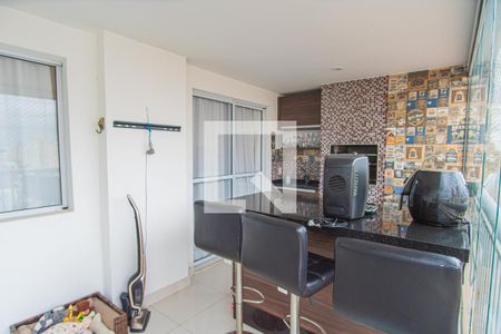 Varanda de apartamento à venda com 3 quartos, 115m² em Vila Valparaíso, Santo André