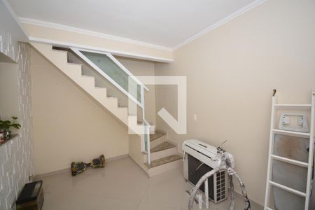 Sala / Cozinha de casa de condomínio à venda com 2 quartos, 56m² em Irajá, Rio de Janeiro