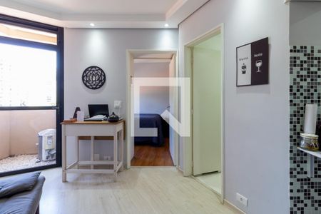 Sala de apartamento à venda com 1 quarto, 35m² em Indianópolis, São Paulo