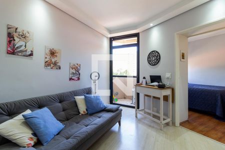 Sala de apartamento à venda com 1 quarto, 35m² em Indianópolis, São Paulo