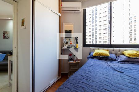 Quarto de apartamento à venda com 1 quarto, 35m² em Indianópolis, São Paulo