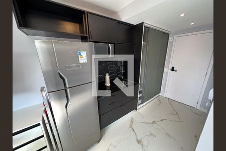 Cozinha de apartamento à venda com 1 quarto, 26m² em Perdizes, São Paulo