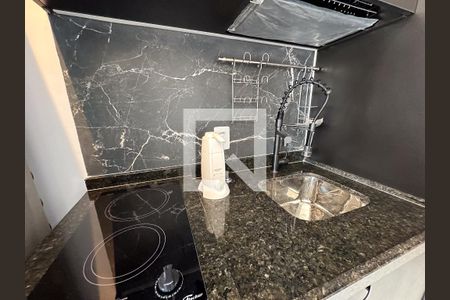 Cozinha de apartamento à venda com 1 quarto, 26m² em Perdizes, São Paulo