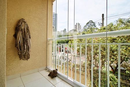 Varanda da Sala de apartamento para alugar com 3 quartos, 67m² em Vila Andrade, São Paulo