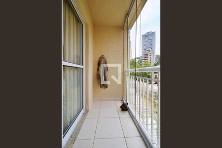 Varanda da Sala de apartamento para alugar com 3 quartos, 67m² em Vila Andrade, São Paulo