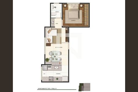 Apartamento à venda com 1 quarto, 55m² em Sagrada Família, Belo Horizonte