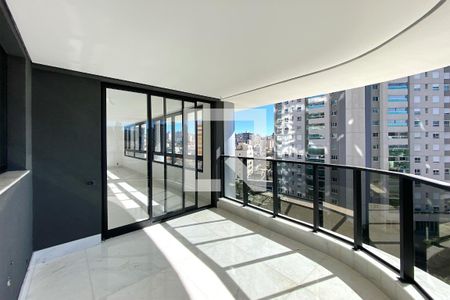 Varanda da Sala de apartamento à venda com 4 quartos, 182m² em Gutierrez, Belo Horizonte
