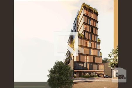Fachada de apartamento à venda com 3 quartos, 84m² em Funcionários, Belo Horizonte