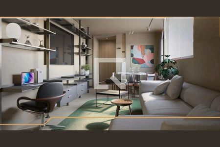 Sala de apartamento à venda com 3 quartos, 84m² em Funcionários, Belo Horizonte