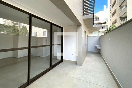 Varanda da Sala de apartamento à venda com 3 quartos, 109m² em Funcionários, Belo Horizonte