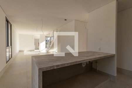 Cozinha de apartamento à venda com 4 quartos, 262m² em Santa Lúcia, Belo Horizonte