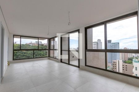 Sala de apartamento à venda com 4 quartos, 137m² em Santa Lúcia, Belo Horizonte
