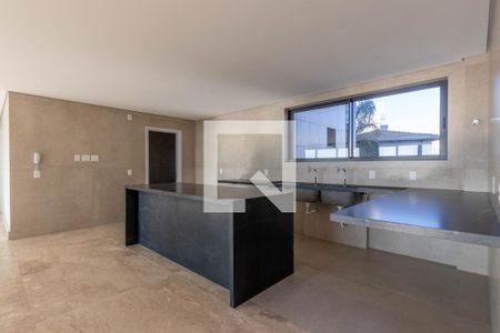 Cozinha de apartamento à venda com 4 quartos, 224m² em Santa Lúcia, Belo Horizonte