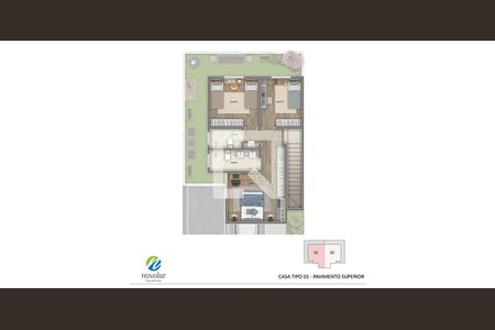 Casa de condomínio à venda com 116m², 3 quartos e 2 vagas