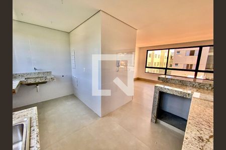 cozinha de apartamento à venda com 2 quartos, 93m² em Jaraguá, Belo Horizonte
