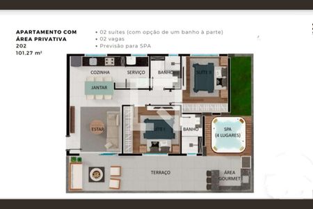 Apartamento à venda com 2 quartos, 61m² em São Pedro, Belo Horizonte