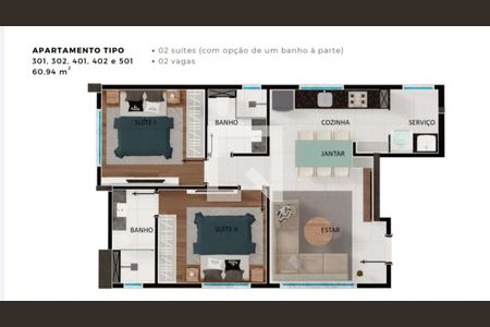 Apartamento à venda com 2 quartos, 61m² em São Pedro, Belo Horizonte