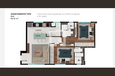 Apartamento à venda com 2 quartos, 61m² em São Pedro, Belo Horizonte