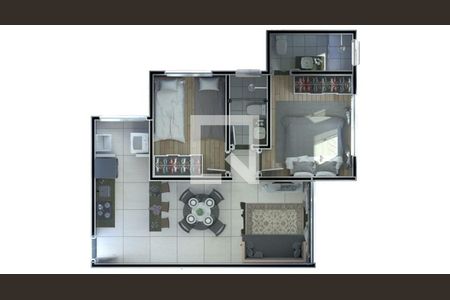 Apartamento à venda com 2 quartos, 100m² em Cabral, Contagem