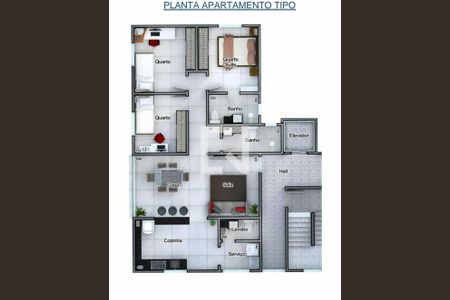 Apartamento à venda com 90m², 3 quartos e 2 vagas