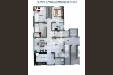 Apartamento à venda com 90m², 3 quartos e 2 vagas