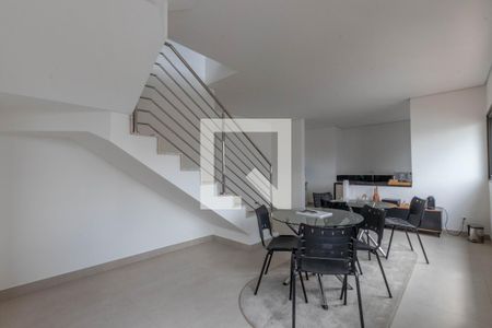 Sala de apartamento à venda com 1 quarto, 89m² em Lourdes, Belo Horizonte
