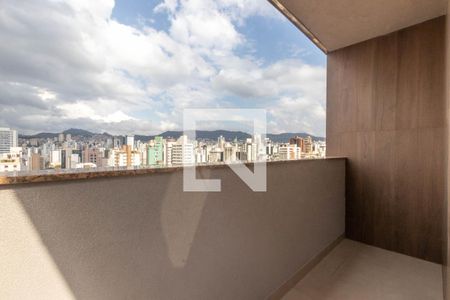 Terraço de apartamento à venda com 1 quarto, 89m² em Lourdes, Belo Horizonte