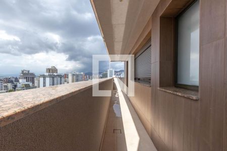 Terraço de apartamento à venda com 1 quarto, 89m² em Lourdes, Belo Horizonte